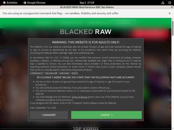 Blacked Raw Valid Password