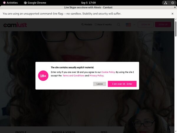 Camlust.com Hacked Account