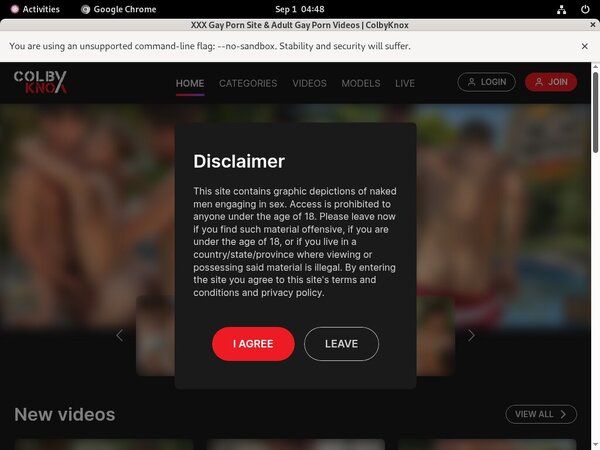 Colbyknox.com Discount Checkout