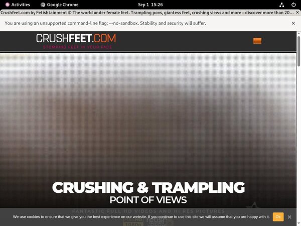 Crush Feet For Tablet
