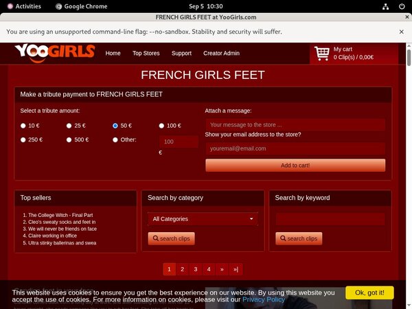 FRENCH GIRLS FEET Update