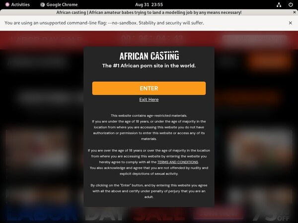Free African Casting Member