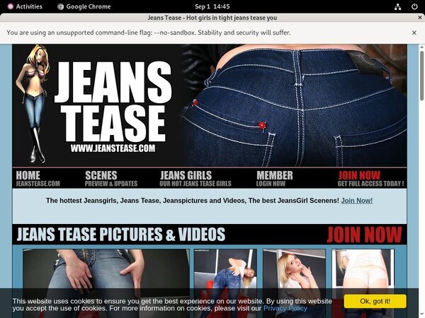 Free Jeanstease