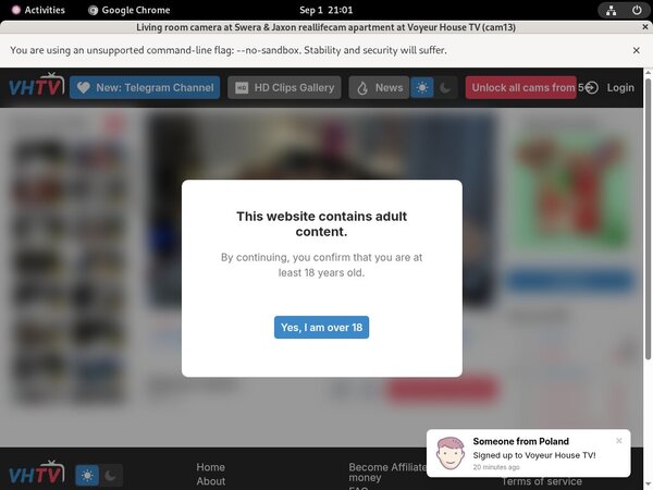 Free TV House Voyeur Logins