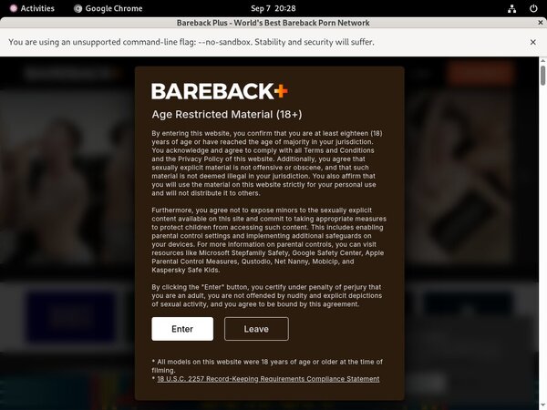 Join Bareback Plus Gift Card