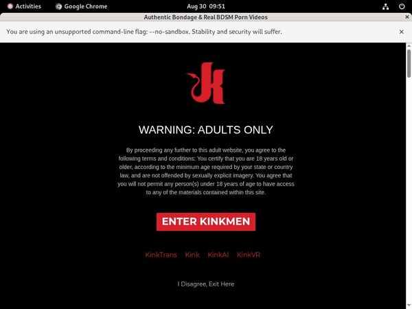 Kink Men Account Membership