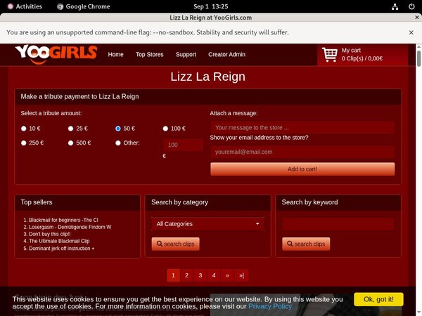 Lizz La Reign With Webbilling.com