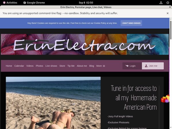 Login ErinElectra Free Trial