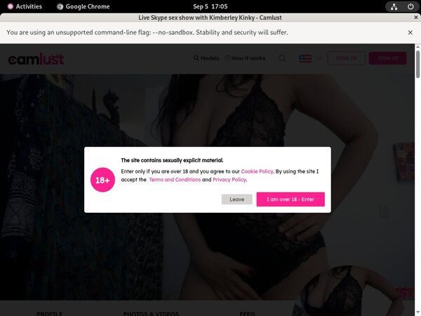 Login To KimberleyKinky For Free