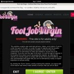 Make Foot Job Virgin Account