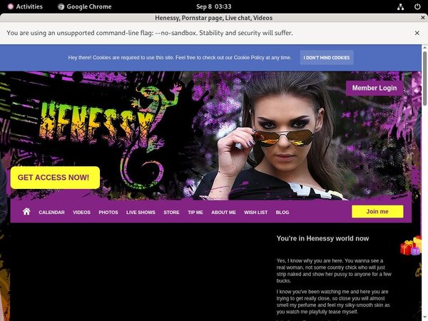 New Psychohenessy.com Passwords