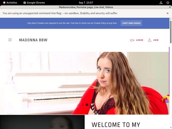 Register Madonna Bbw