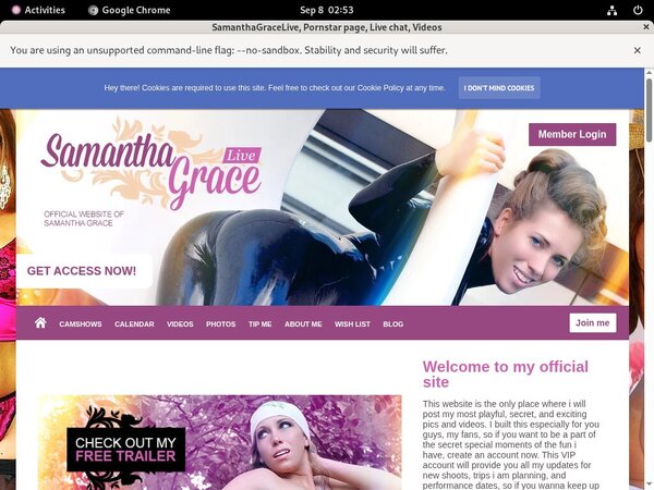 SamanthaGraceLive Subscription Deal