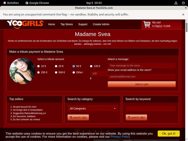 Svea Madame Site Rip