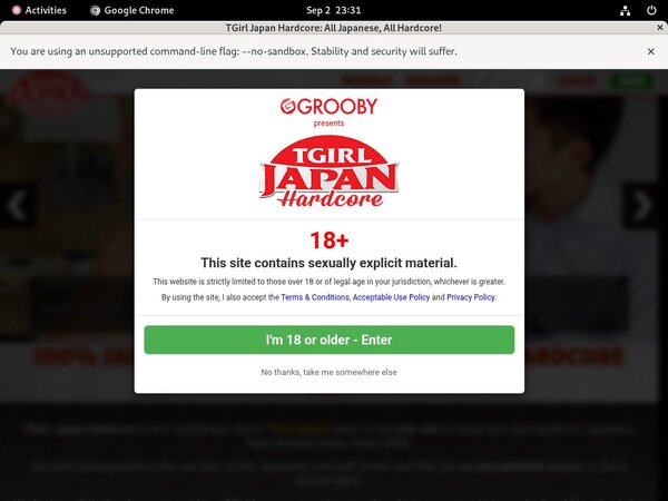 TGirl Japan Hardcore Password 2018