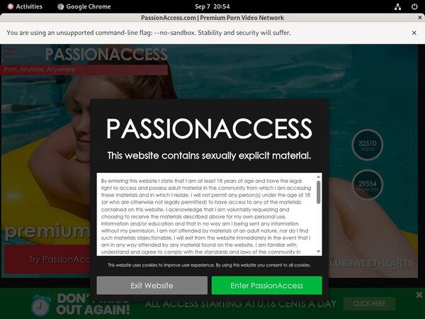 Trial Account Passion Access