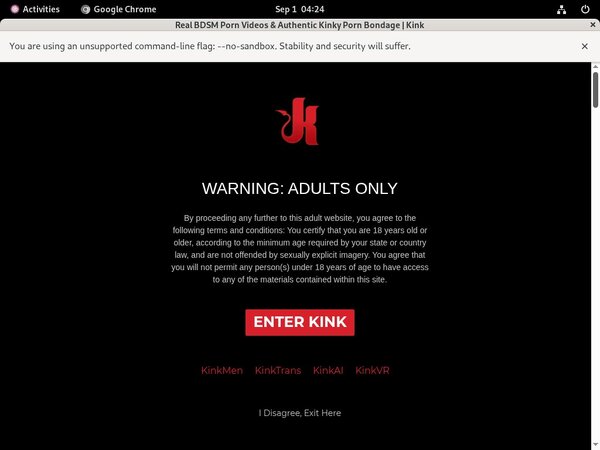 Unlimited Kink Promo Code