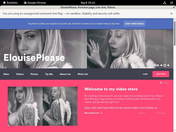 Register ElouisePlease
