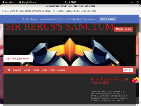 Sir Berus's Sanctum Buy Points