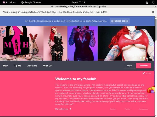 Free Account Harley Mistress